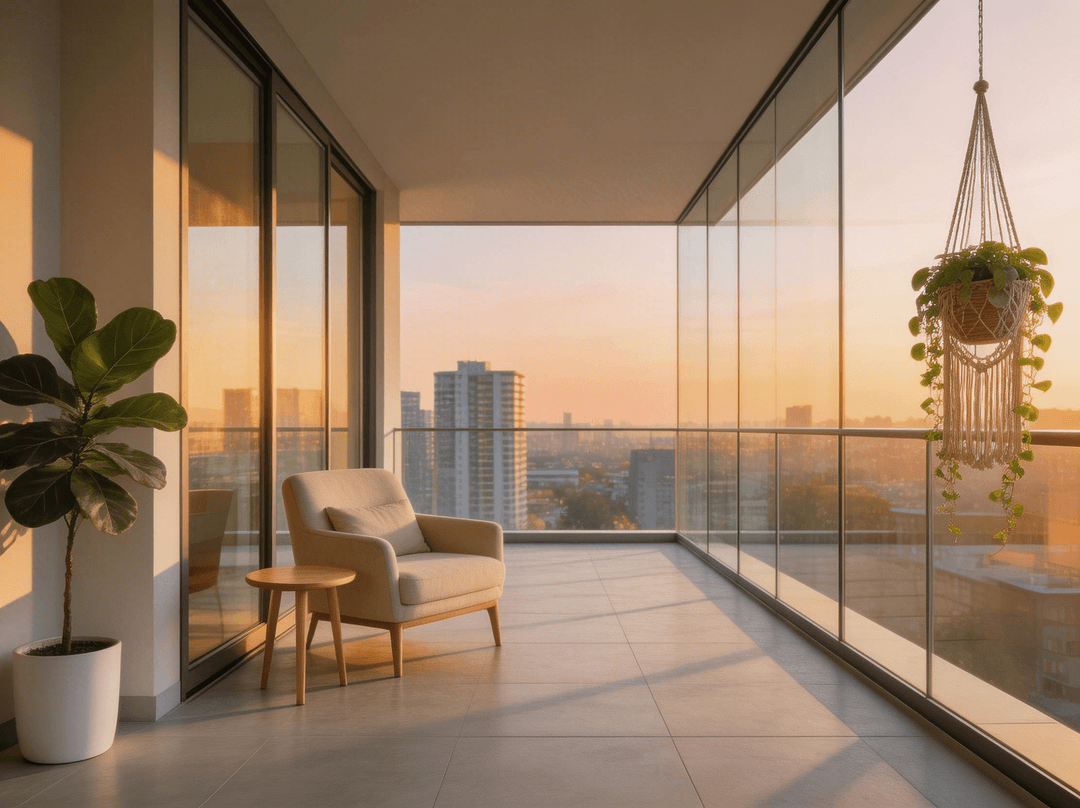 Панорамное остекление балкона