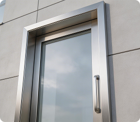 Алюминиевые двери