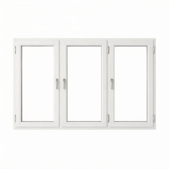 Трехстворчатое окно